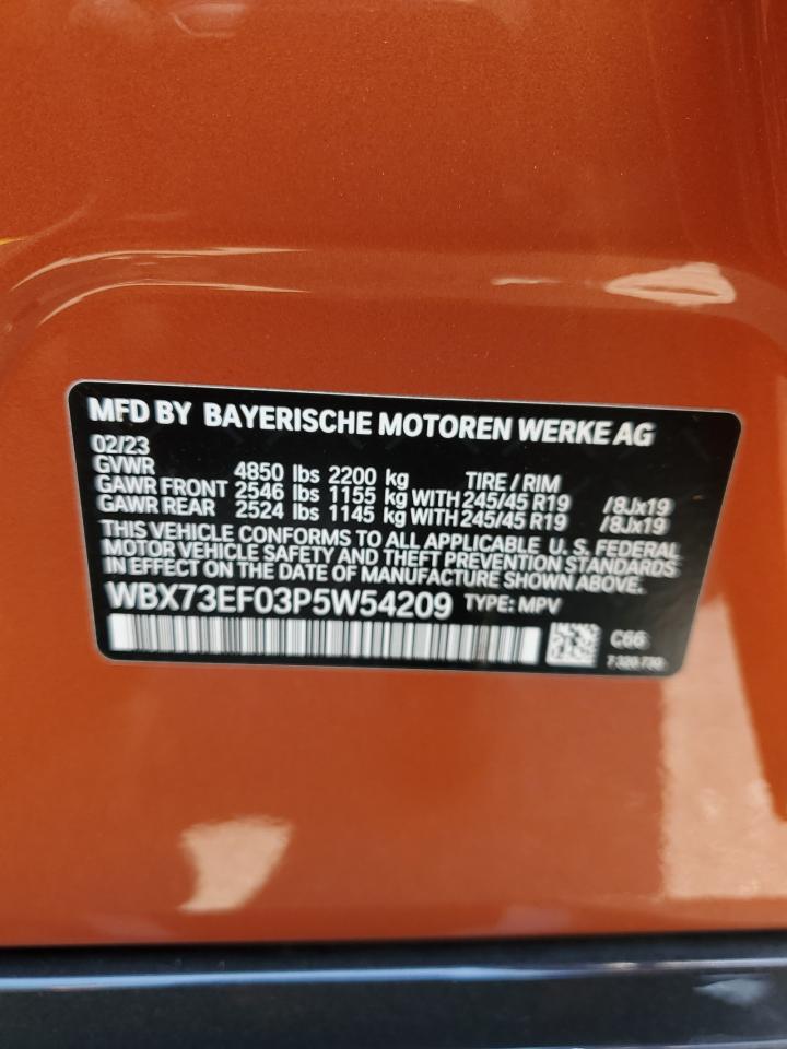 2023 BMW X1 xDrive28I VIN: WBX73EF03P5W54209 Lot: 64796365