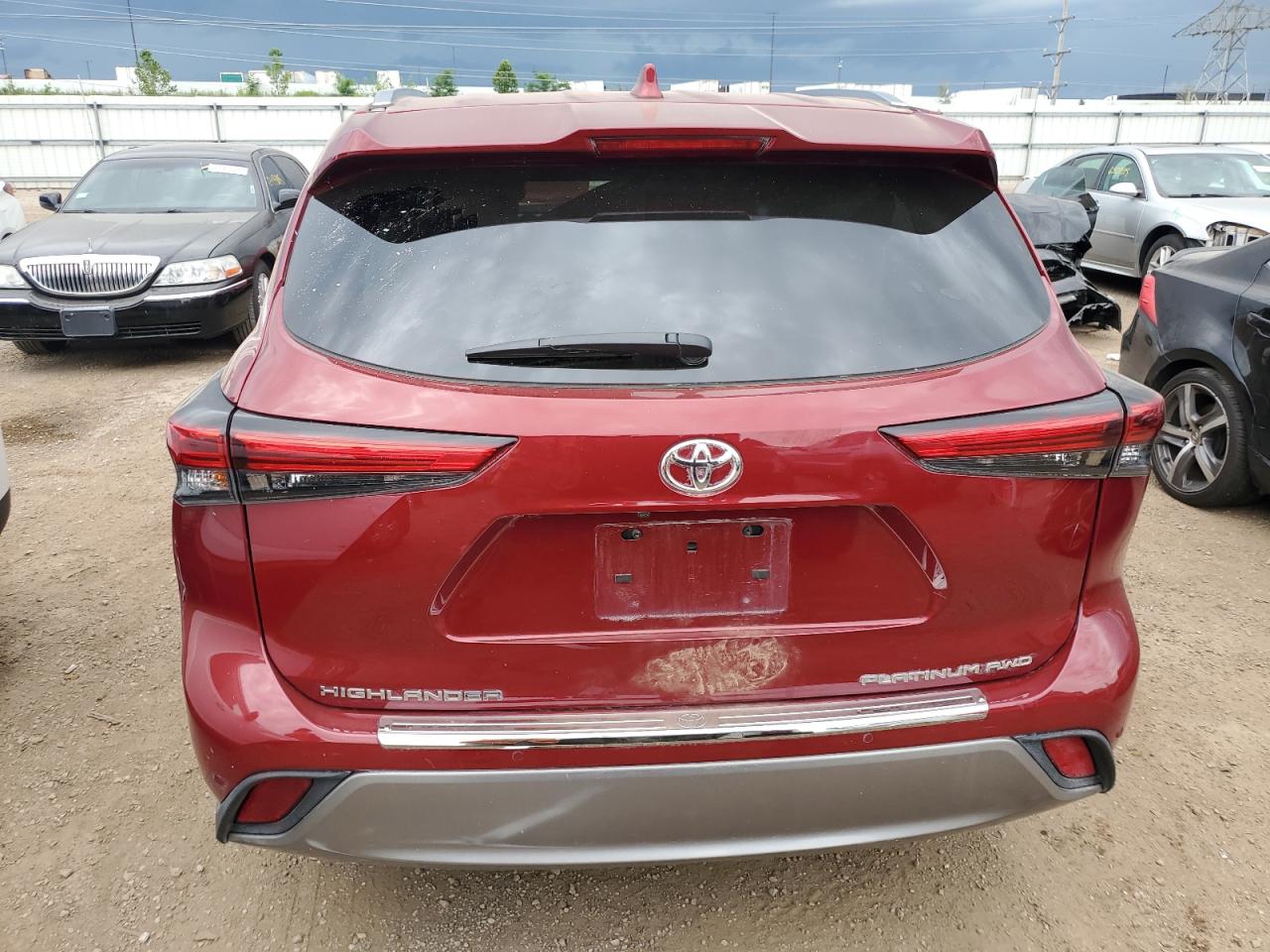 2022 Toyota Highlander Platinum VIN: 5TDFZRBH0NS202901 Lot: 65166135