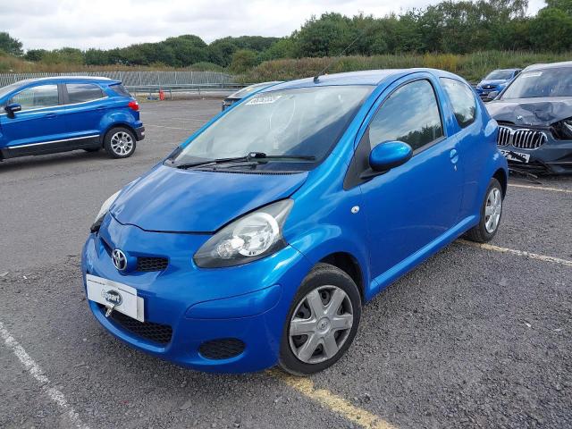 2010 TOYOTA AYGO BLUE for sale at Copart SANDTOFT