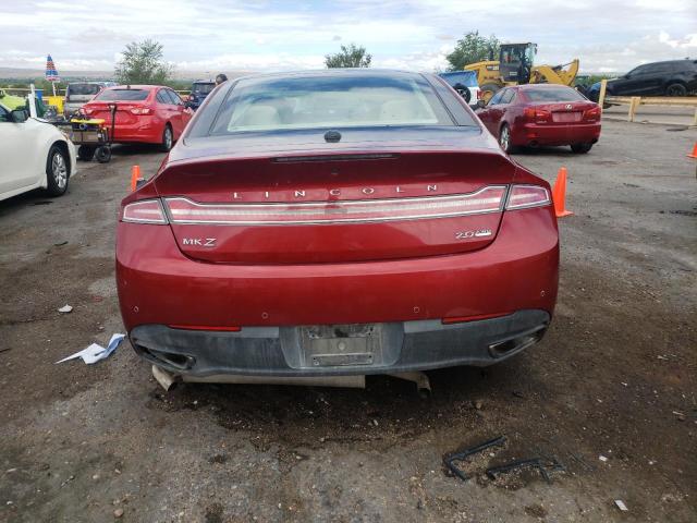  LINCOLN MKZ 2013 Czerwony