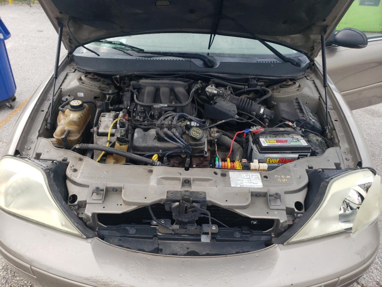 2004 Mercury Sable Gs VIN: 1MEFM50U04A615080 Lot: 64239425