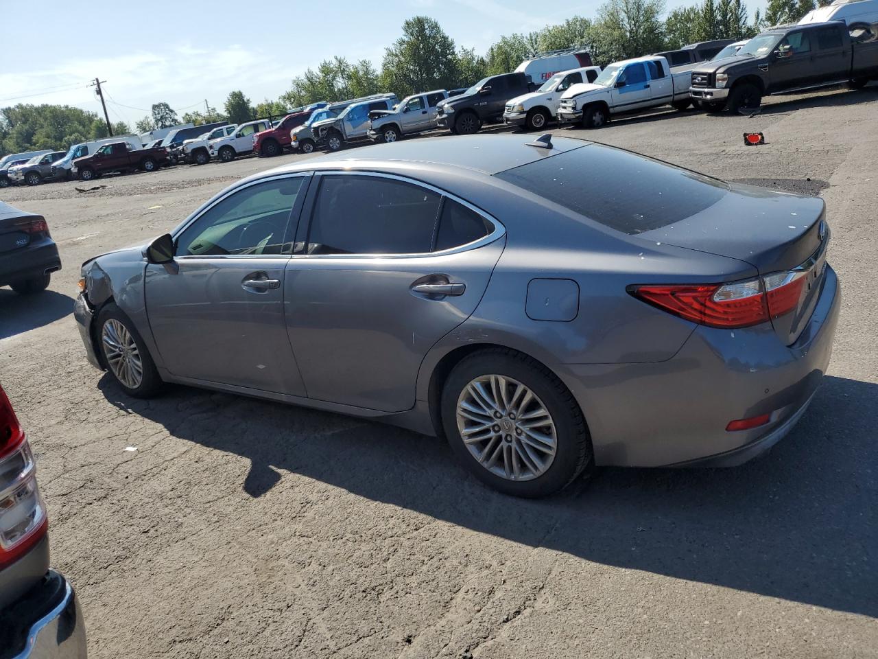 2014 Lexus Es 350 grey null gas JTHBK1GG4E2151140 photo #3