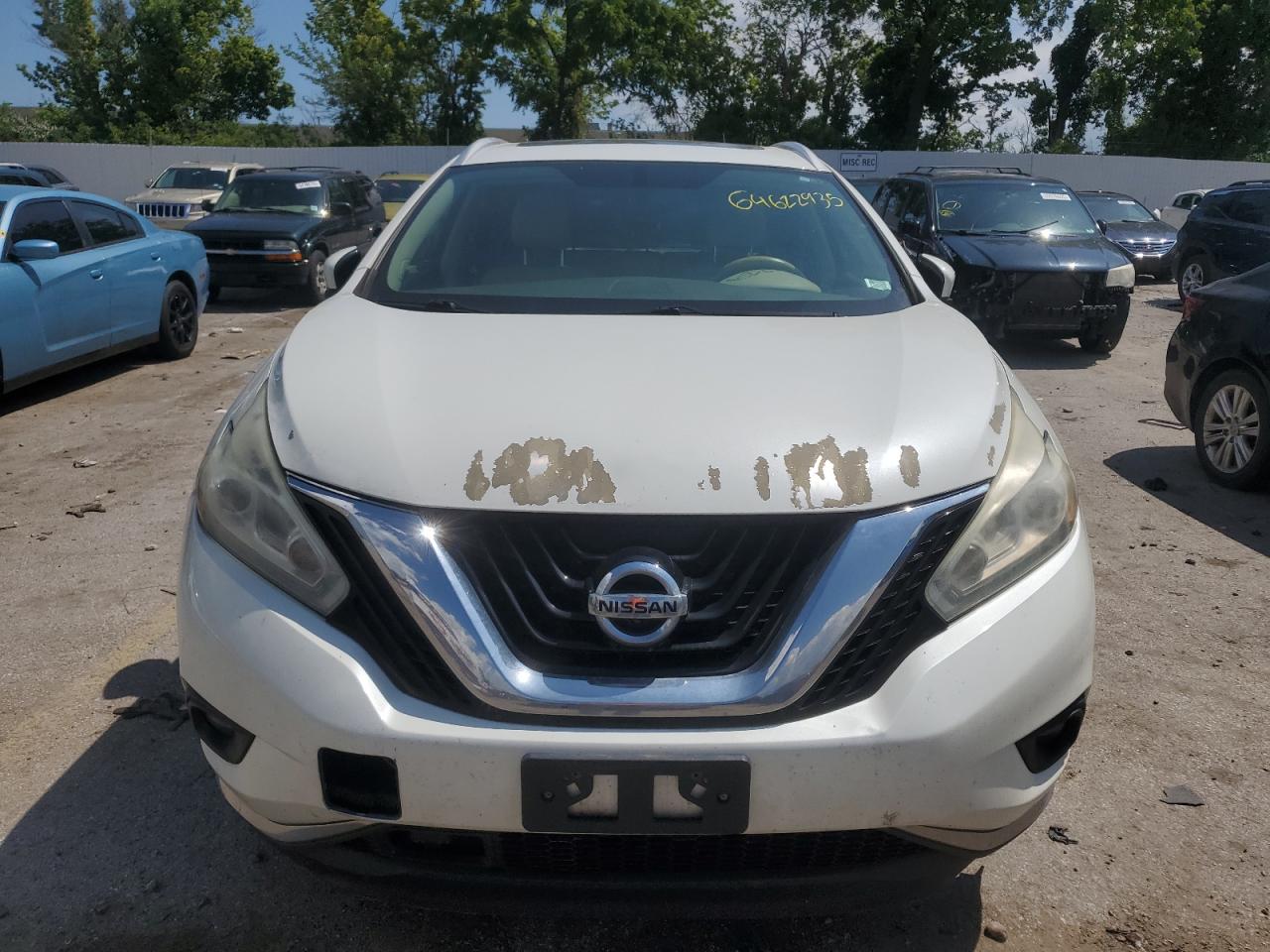 2015 Nissan Murano S VIN: 5N1AZ2MG4FN235358 Lot: 64622935