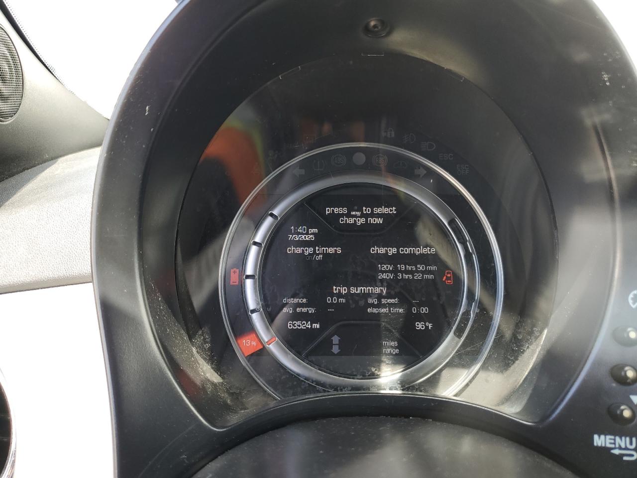 2017 Fiat 500 Electric VIN: 3C3CFFGEXHT547831 Lot: 63671345