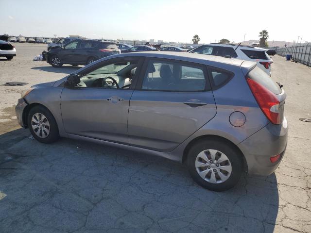 Hatchbacks HYUNDAI ACCENT 2016 Szary