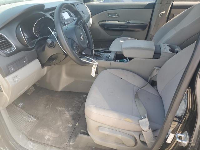  KIA SEDONA 2016 Чорний