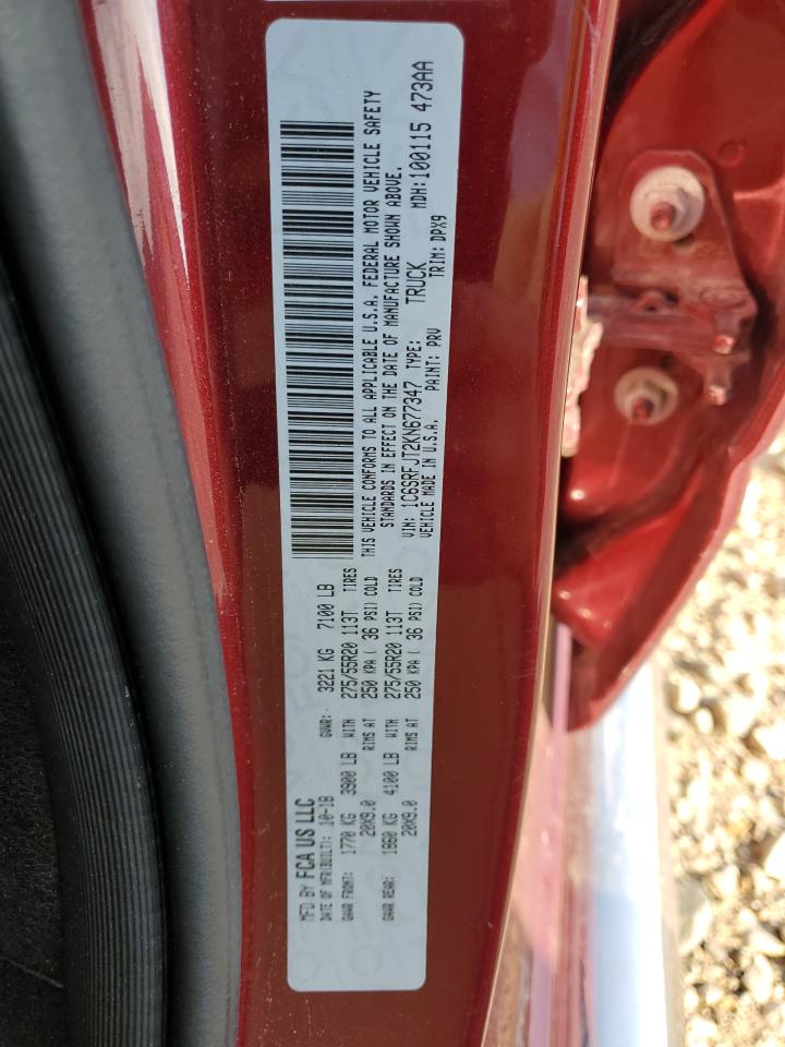 1c6srfjt2kn677347 1C6SRFJT2KN677347 2019 Ram 1500 Laramie