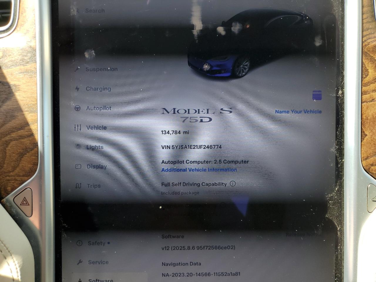 2018 Tesla Model S VIN: 5YJSA1E21JF246774 Lot: 63787815