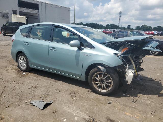 Crossovers TOYOTA PRIUS 2013 Turquoise