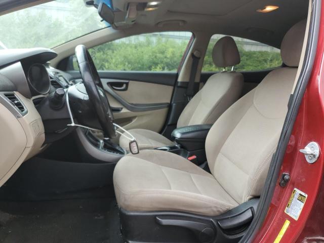 Sedans HYUNDAI ELANTRA 2016 Burgundy