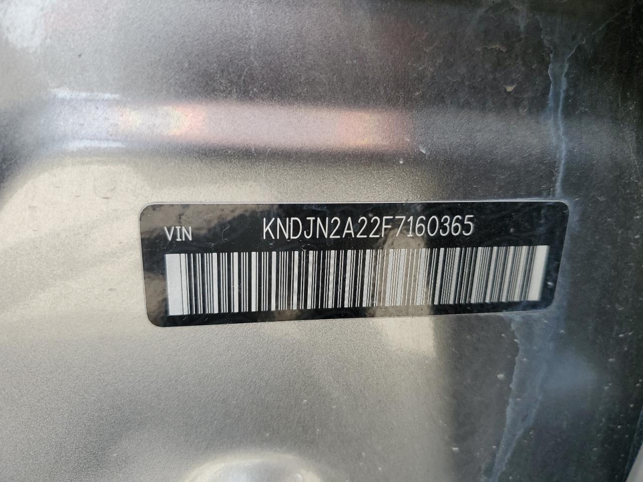 2015 Kia Soul VIN: KNDJN2A22F7160365 Lot: 65092265