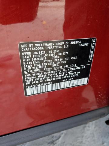 2018 VOLKSWAGEN ATLAS S  