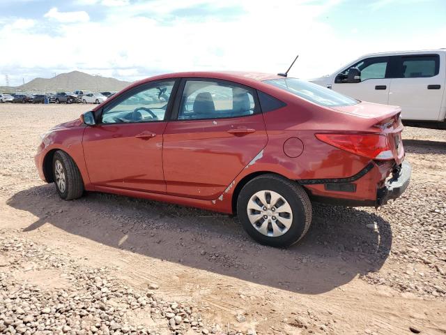 Sedans HYUNDAI ACCENT 2017 Red
