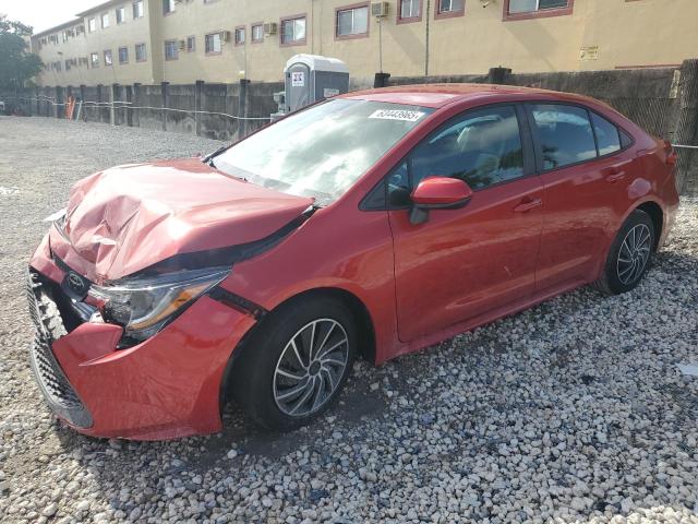  TOYOTA COROLLA 2021 Красный