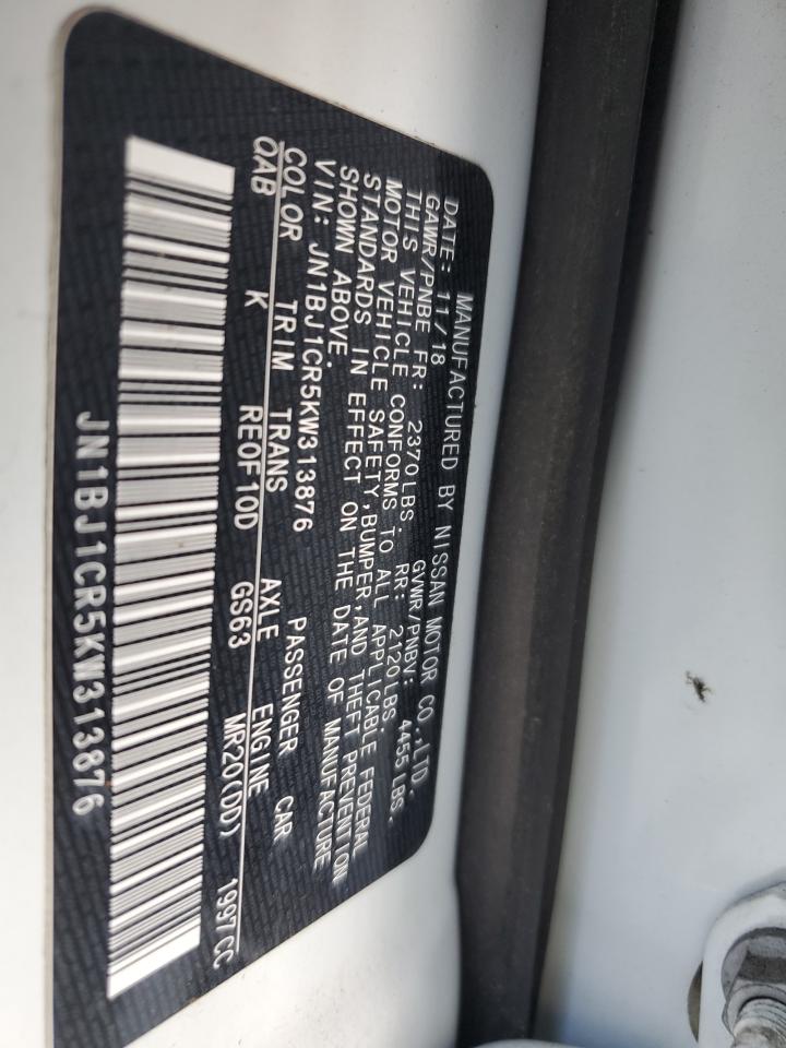 2019 Nissan Rogue Sport S VIN: JN1BJ1CR5KW313876 Lot: 64486145