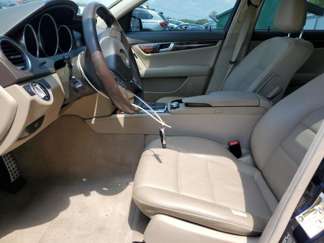  MERCEDES-BENZ C-CLASS 2012 Granatowy