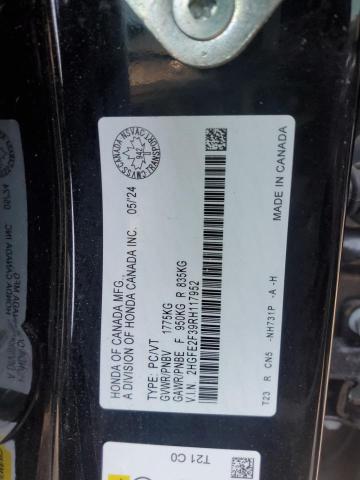 2024 HONDA CIVIC EX  