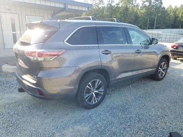  TOYOTA HIGHLANDER 2016 Szary