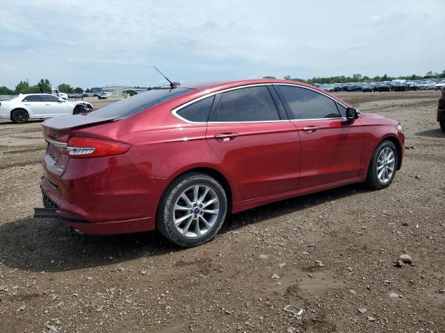  FORD FUSION 2017 Czerwony