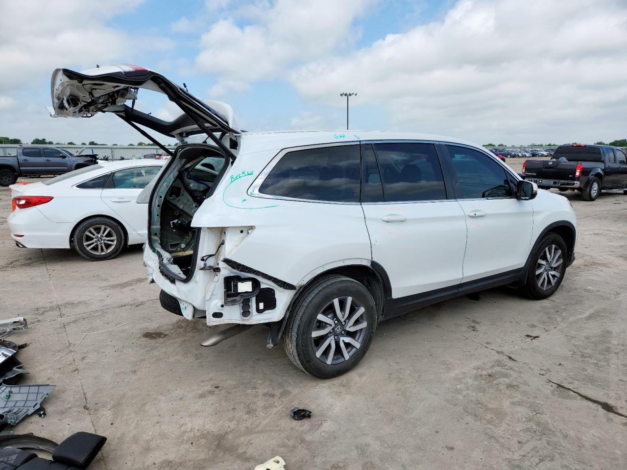 2022 Honda Pilot Exl VIN: 5FNYF5H56NB006120 Lot: 65126205