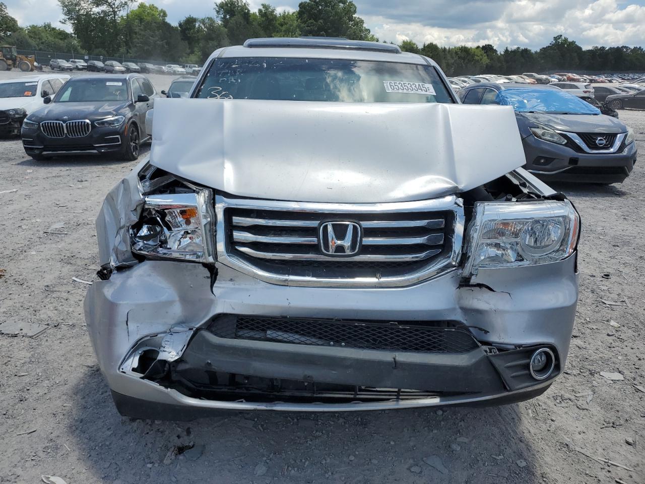 2012 Honda Pilot Exl VIN: 5FNYF3H56CB019872 Lot: 65353345