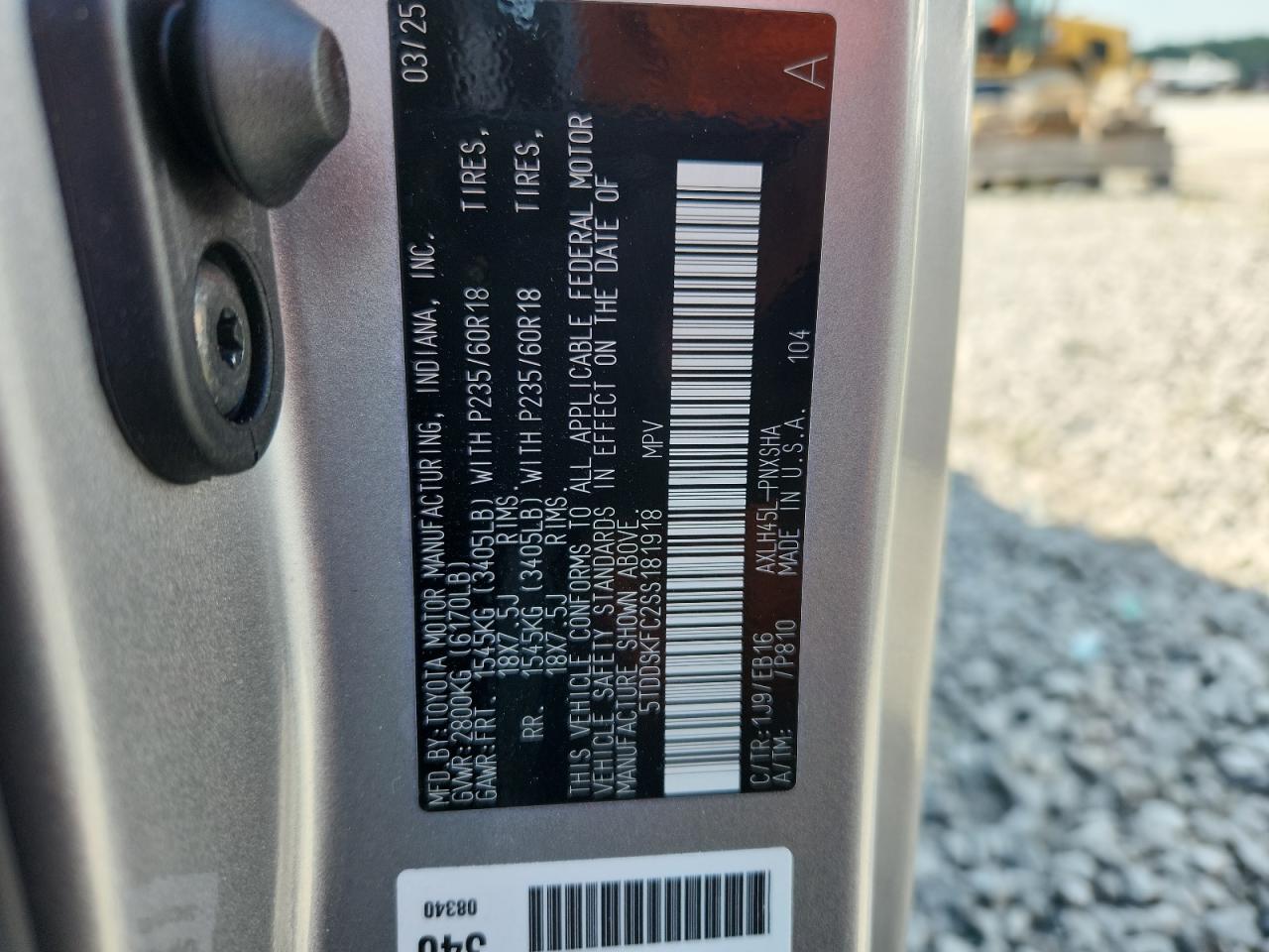 2025 Toyota Sienna Xse VIN: 5TDDSKFC2SS181918 Lot: 63647505