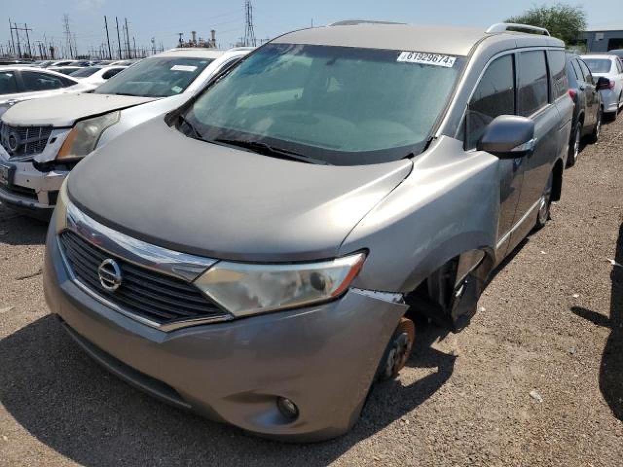 2013 Nissan Quest S VIN: JN8AE2KP5D9062656 Lot: 66577705