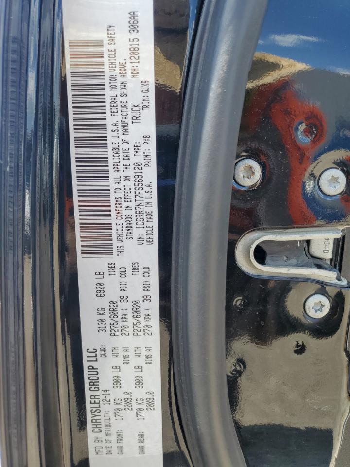 2015 Ram 1500 Laramie VIN: 1C6RR7NT7FS569120 Lot: 64168625