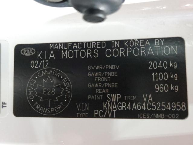 2012 KIA OPTIMA SX  