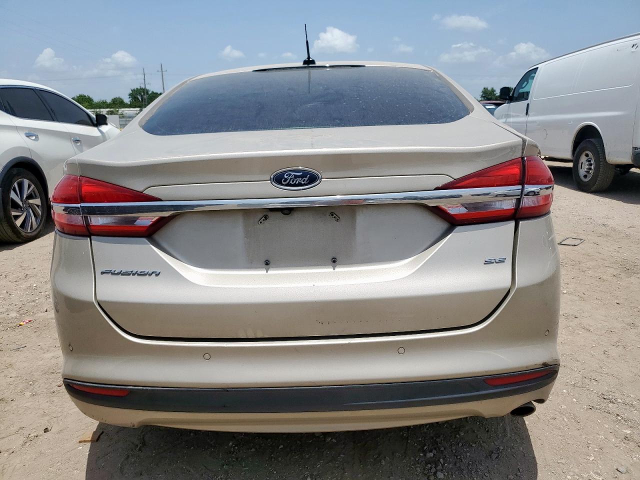2017 Ford Fusion Se VIN: 3FA6P0H74HR349493 Lot: 62391595