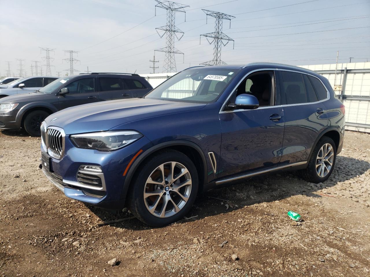 2020 BMW X5 xDrive40I blue null gas 5UXCR6C04LLL76283 photo #1