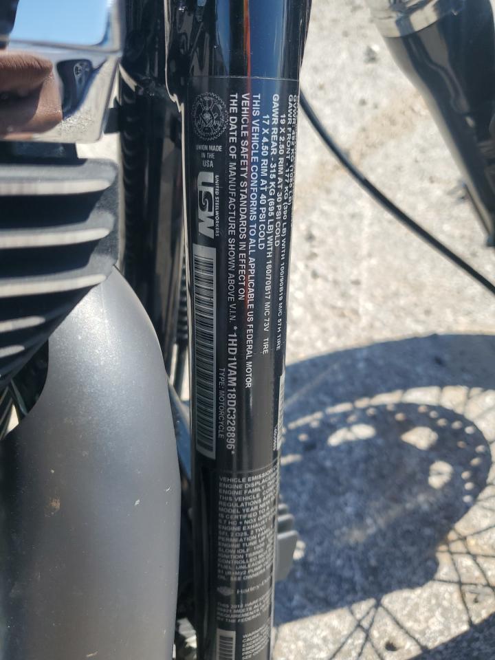 2013 Harley-Davidson Fxdbp Dyna Street Bob VIN: 1HD1VAM18DC328896 Lot: 62937075