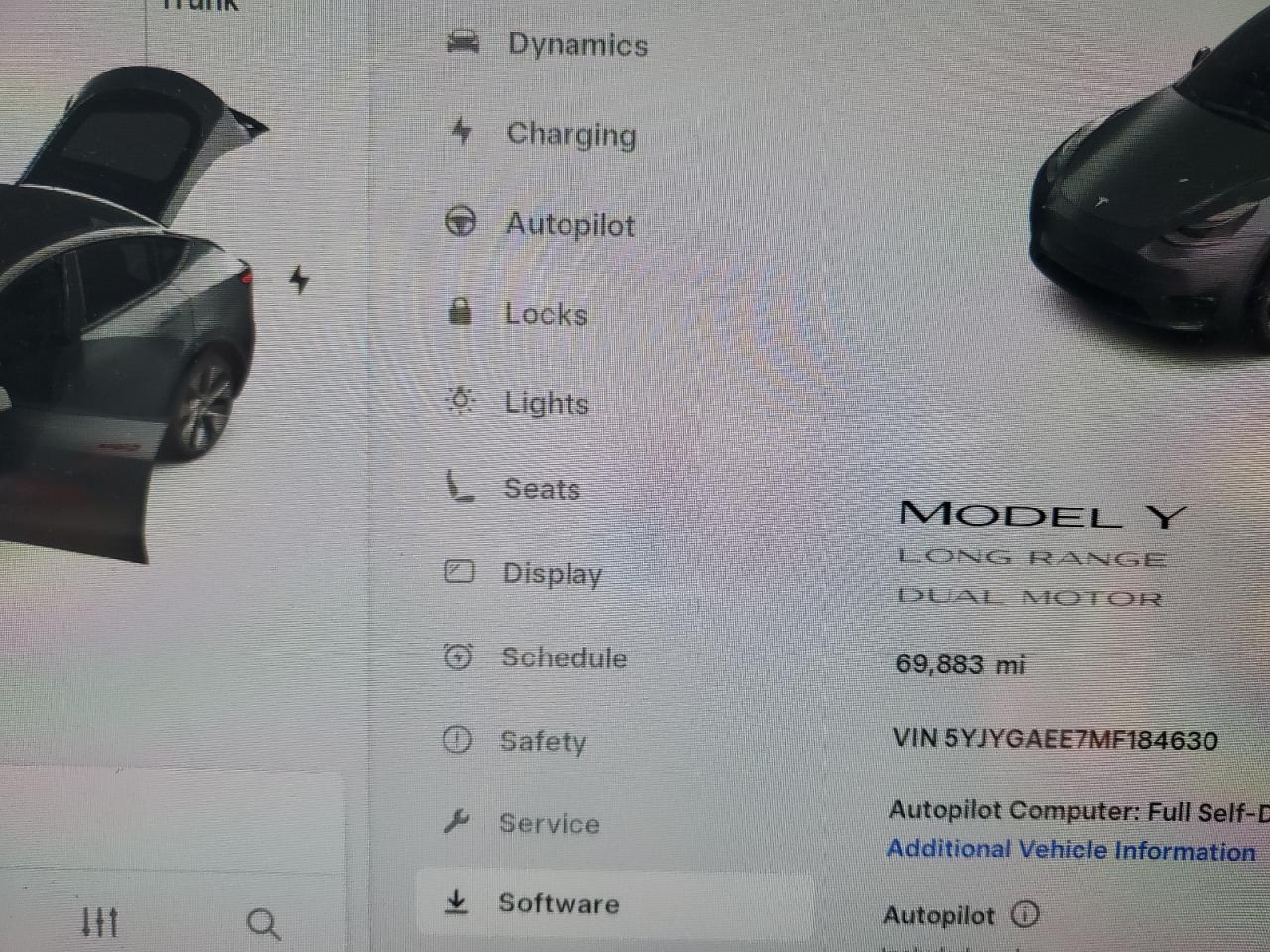2021 Tesla Model Y VIN: 5YJYGAEE7MF184630 Lot: 63453355