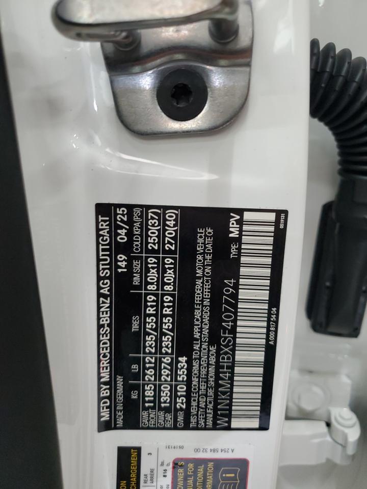 2025 Mercedes-Benz Glc 300 4Matic VIN: W1NKM4HBXSF407794 Lot: 66440585