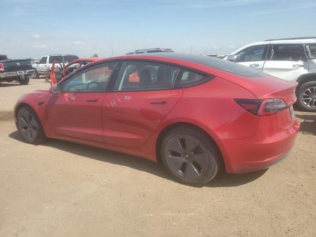  TESLA MODEL 3 2022 Czerwony