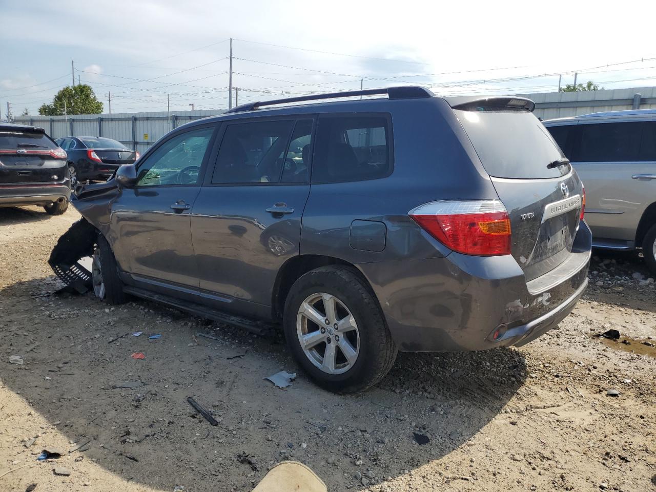 2008 Toyota Highlander grey suv gas JTEES41A482077478 photo #3