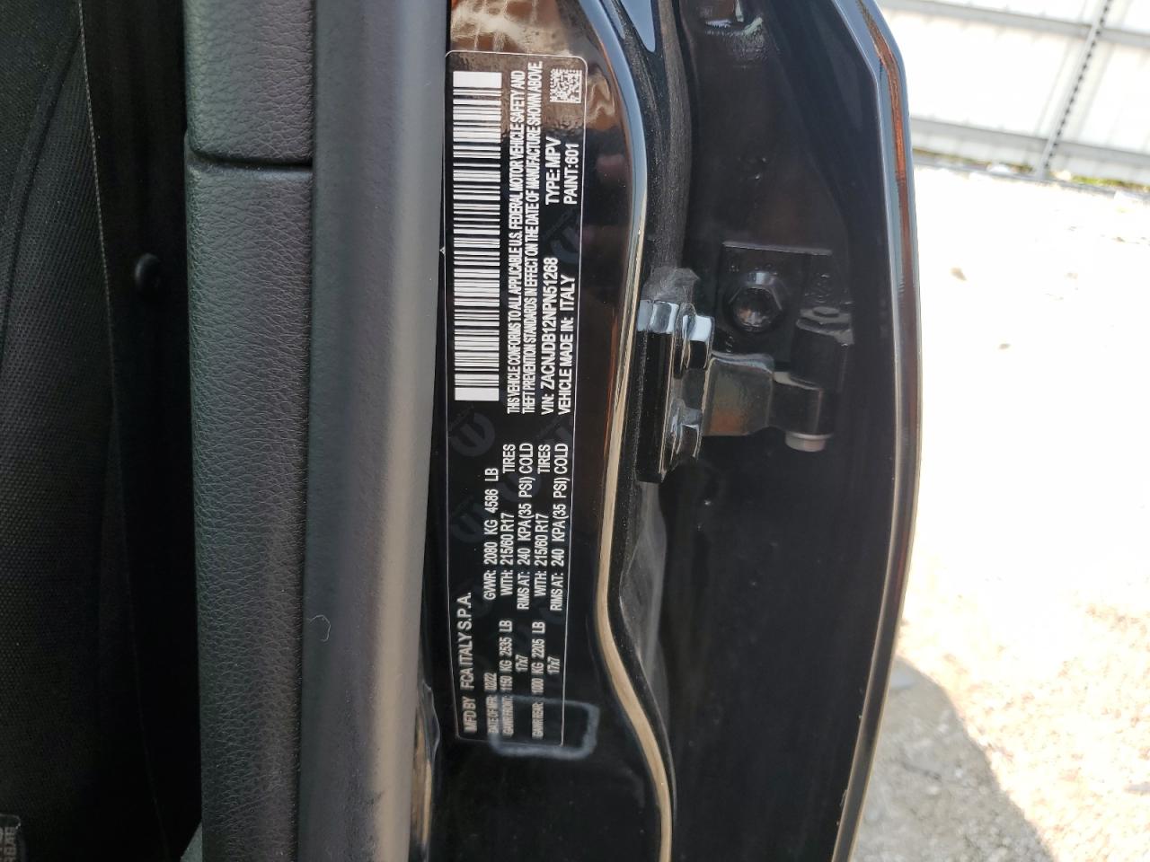 2022 Jeep Renegade Latitude VIN: ZACNJDB12NPN51268 Lot: 64239795