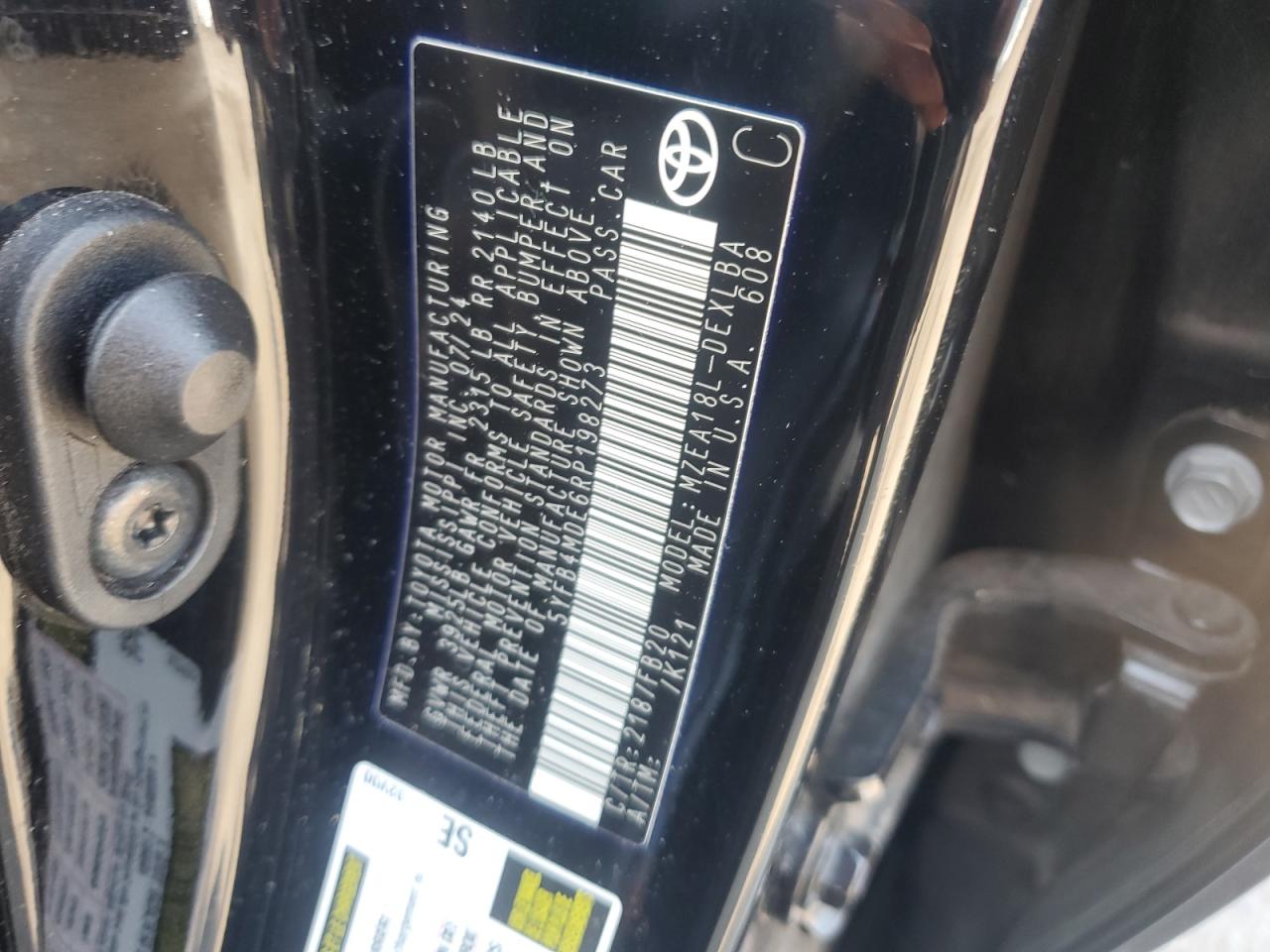 5yfb4mde6rp198273 5YFB4MDE6RP198273 2024 Toyota Corolla Le