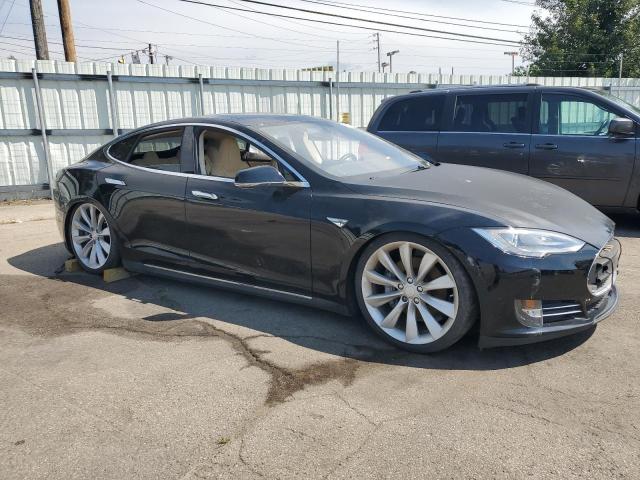 Hatchbacks TESLA MODEL S 2013 Czarny
