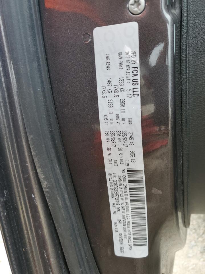 2017 Dodge Grand Caravan Gt VIN: 2C4RDGEG9HR766448 Lot: 65610125