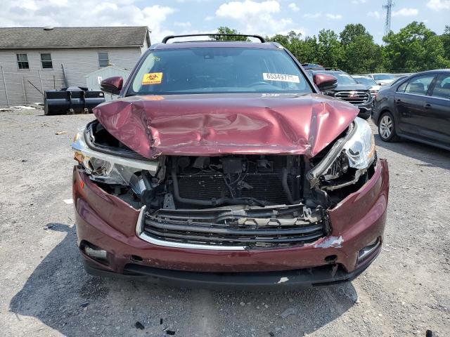  TOYOTA HIGHLANDER 2015 Red