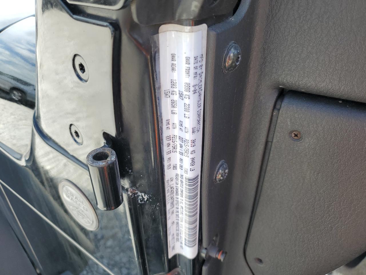 2004 Jeep Wrangler / Tj Se VIN: 1J4FA29134P790979 Lot: 65434505