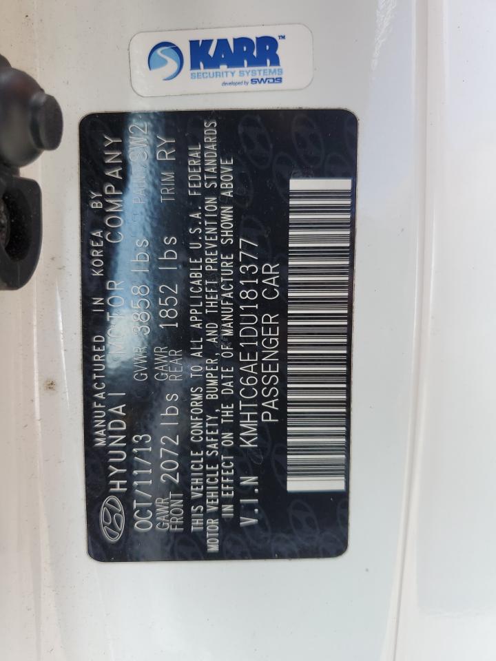 kmhtc6ae1du181377 KMHTC6AE1DU181377 2013 Hyundai Veloster Turbo