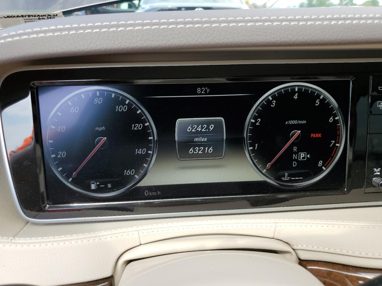 2014 Mercedes-Benz S 550 4Matic VIN: WDDUG8FB4EA047625 Lot: 63053625