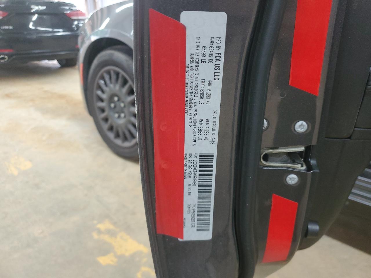 2019 Dodge Charger Police VIN: 2C3CDXKT4KH600086 Lot: 62741345