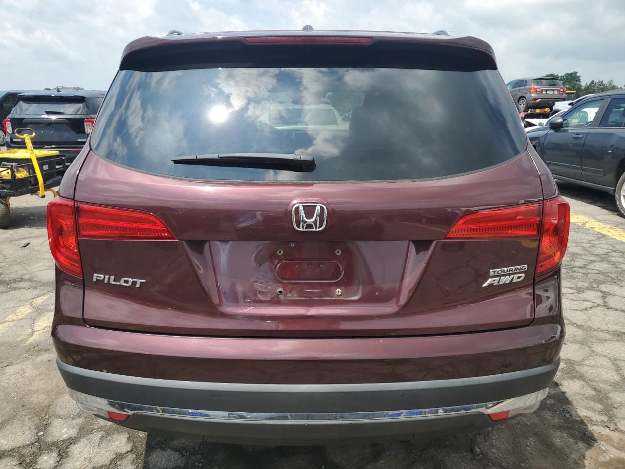 2016 Honda Pilot Touring VIN: 5FNYF6H99GB037020 Lot: 65289965