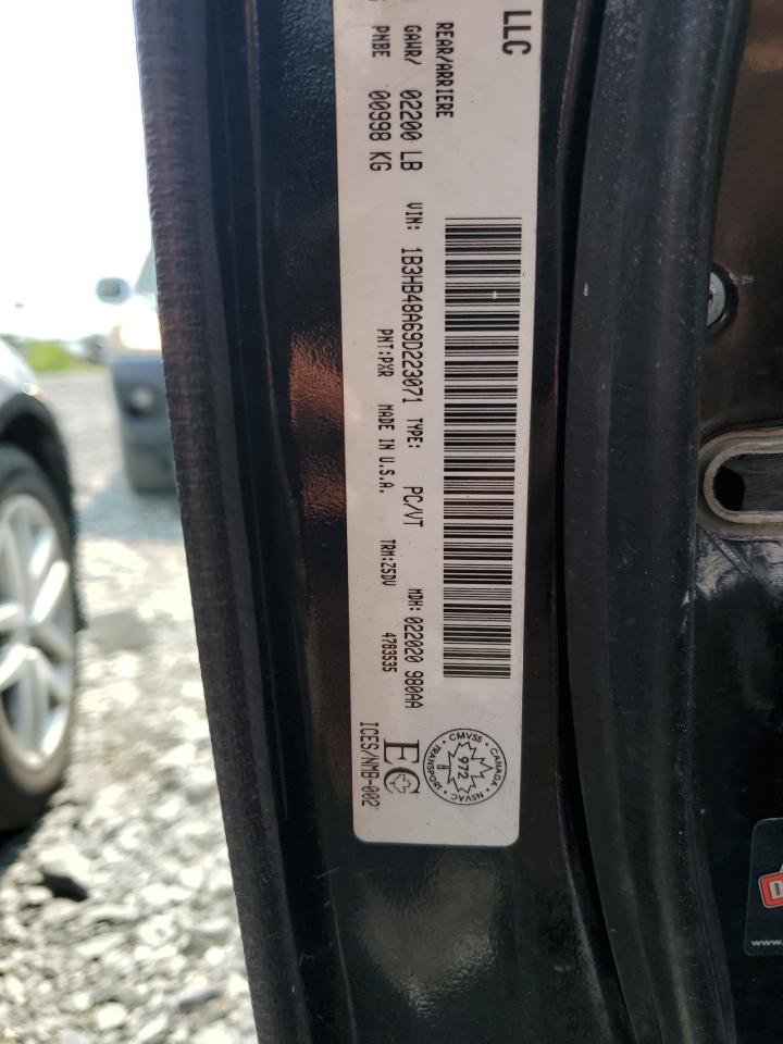 2009 Dodge Caliber Sxt VIN: 1B3HB48A69D223071 Lot: 62867325