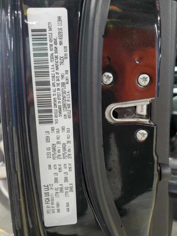 2015 Ram 1500 Slt VIN: 1C6RR7GMXFS671288 Lot: 62573965