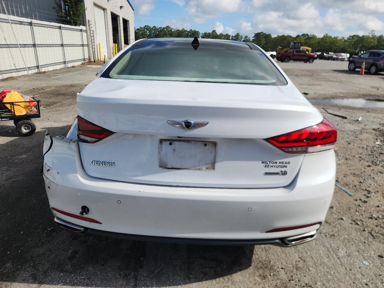 2015 Hyundai Genesis 3.8L VIN: KMHGN4JE9FU061880 Lot: 64060305