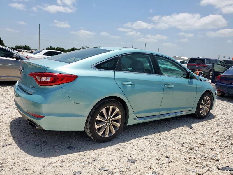  HYUNDAI SONATA 2017 Turquoise